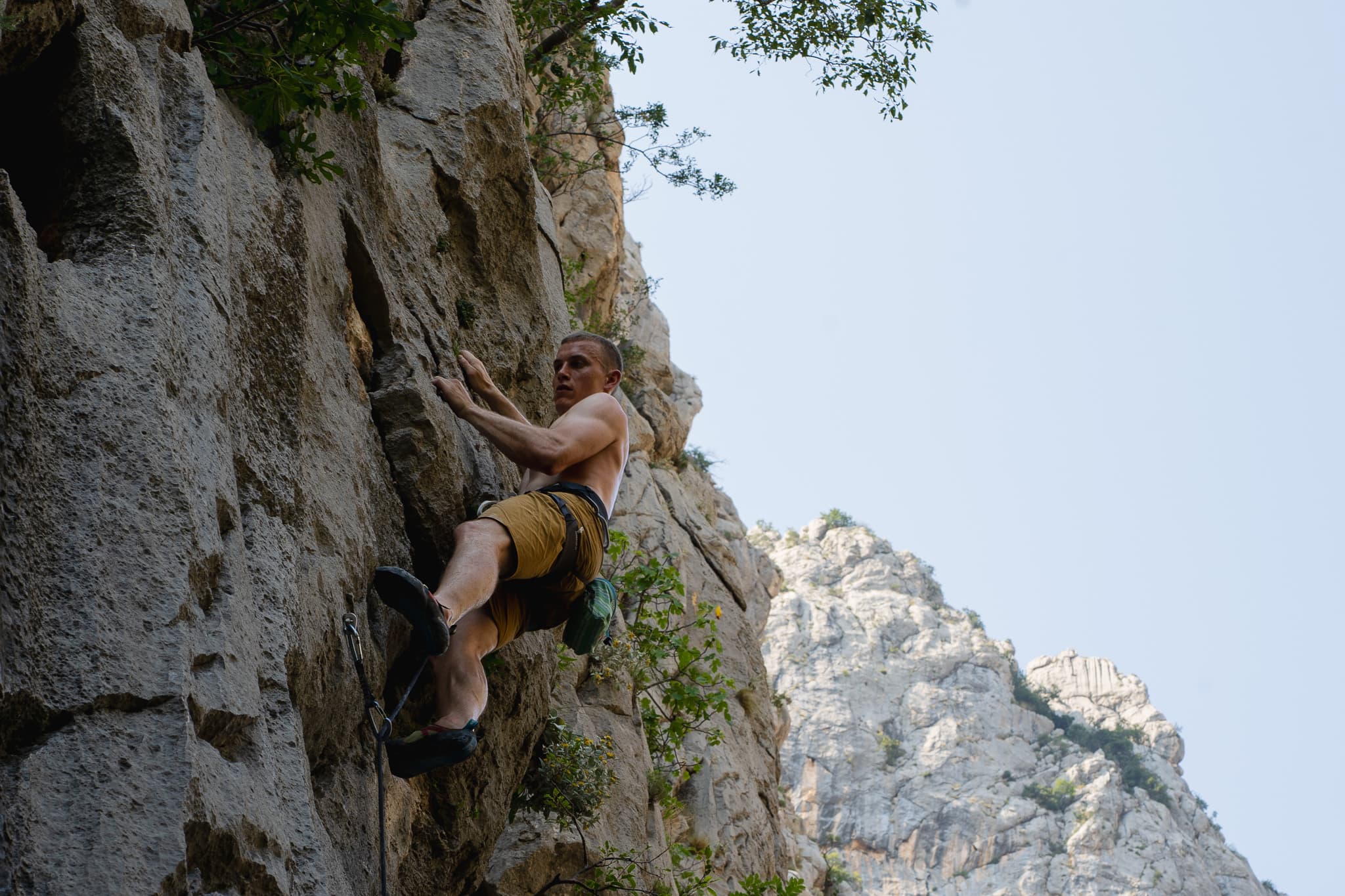 Paklenica climbing